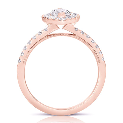 3/4 Ct Marquise Complete Engagement Ring