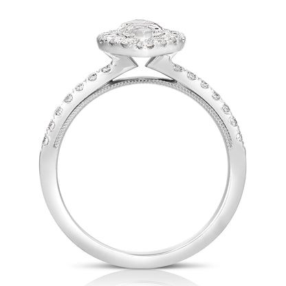 3/4 Ct Marquise Complete Engagement Ring