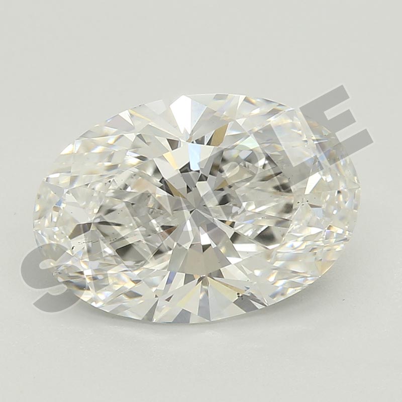 6.18 Carat Oval IGI Labgrown Diamond, With Certificate ID LG702558661